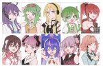  2boys 6+girls :d :o ;d ahoge anno_voc backpack bag bare_shoulders behind-the-head_headphones belt_collar black_coat black_collar black_kimono black_shirt blazer blonde_hair blue_eyes blue_jacket blue_shirt blunt_bangs bow bowtie braid brown_hair buck_teeth cevio chika_(vocaloid) closed_eyes coat collar collarbone collared_shirt cul detached_collar detached_sleeves double_bun earphones earrings eel_hat flower flower_earrings goggles goggles_on_head green_bag green_eyes gumi hair_between_eyes hair_bun hair_flower hair_intakes hair_ornament halterneck hand_on_own_head headphones headset hibiki_koto high_collar high_ponytail highres holding holding_microphone jacket japanese_clothes jewelry kamui_gakupo kimono kokone_(vocaloid) lapels lily_(vocaloid) long_hair long_sidelocks medium_hair microphone multiple_boys multiple_girls necktie off-shoulder_coat off_shoulder one_eye_closed open_mouth orange_eyes orange_hair orange_vest otomachi_una otomachi_una_(vocaloid6_sugar) pink_eyes pink_hair pink_necktie pink_trim ponytail puffy_short_sleeves puffy_sleeves purple_hair purple_trim red-tinted_eyewear red_bow red_bowtie red_eyes red_hair red_streaks rosa_(cevio) ryuuto_(vocaloid) samurai shirt short_hair short_sleeves sidelocks silver_collar single_braid sleeveless sleeveless_kimono smile straight_hair strapless strapless_shirt sweater_vest teeth tinted_eyewear two-sided_coat two-sided_fabric two-tone_necktie two-tone_shirt upper_body vest vocaloid waving white_kimono white_shirt wireless_earphones yellow_eyes yellow_necktie 