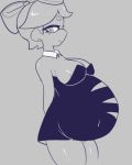  animal_humanoid belly big_breasts breasts cephalopod cephalopod_humanoid clothed clothing crybleat female hair humanoid marie marine marine_humanoid mollusk mollusk_humanoid nintendo nipples pregnant smile solo splatoon splatoon_2 tentacles video_games 