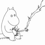  animated moomin stimulation the_moomins thunder 