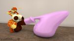  animal_print annoyed anthro balls barefoot big_balls big_breasts big_nipples big_penis bodily_fluids breasts brown_genitals brown_nipples buckteeth condom crouching cum ear_piercing ear_ring ejaculation excessive_cum excessive_genital_fluids feet filled_condom floor genital_fluids genitals getboingedmydude giraffe giraffe_print giraffid gyeen gynomorph hair hands_behind_head hi_res huge_balls huge_breasts huge_penis hybrid hybrid_genitalia hybrid_penis hyena hyper hyper_balls hyper_genitalia hyper_penis insult insulting_viewer intersex looking_at_viewer mammal marie_(getboingedmydude) medial_ring medial_ringed_hybrid_penis nipples nude orange_hair penis piercing pink_condom ring_piercing sexual_barrier_device shortstack shortstack_gynomorph shortstack_intersex slightly_chubby slightly_chubby_gynomorph slightly_chubby_intersex solo teeth thick_thighs thought_bubble tile tile_floor watermark watermarked_at_source wearing_condom wide_hips 