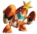  crawdaunt crustacean multiple_legs orange_skin pokemon pokemon_(game) solo tagme 