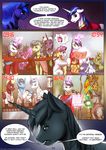  blue_hair clothed clothing comic cutie_mark english_text equine female friendship_is_magic group hair horn male mammal my_little_pony mykegreywolf open_mouth princess_luna_(mlp) shining_armor_(mlp) smile standing teeth text unicorn young 