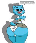  anthro big_breasts big_butt blouse breasts butt cartoon_network clothing digital_media_(artwork) feline female huge_butt invalid_tag mammal mature_female miniskirt nicole_watterson panties pinup pose seductive skirt the_amazing_world_of_gumball toddrogue69 underwear 