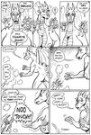  2017 ? angel anthro areola big_breasts black_and_white blush bone breasts cave comic demon dialogue dragon english_text equine fangs female gustav_(here_there_be_dragons) here_there_be_dragons horn horse humor karno male mammal monochrome nipples nude pussy scales scalie skeletal skeleton steam text zashy 