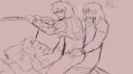  3boys anal character highres male_focus multiple_boys non-web_source original yaoi 