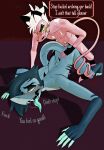  absurd_res anal anal_penetration animal_humanoid anthro aquatic blush chazwick_thurman demon digital_media_(artwork) duo english_text fish fish_humanoid genitals glowing glowing_eyes hellaverse helluva_boss hi_res humanoid imp larger_penetrated male male/male male_penetrated male_penetrating male_penetrating_male marine_humanoid nude on_bottom on_top open_mouth penetration penis profanity reptile scalie sex shark shark_demon sharp_teeth simple_background size_difference small_dom_big_sub small_top_big_bottom smaller_on_top snake snake_demon speech_bubble striker_(helluva_boss) suicidedragon tail teeth text tongue 