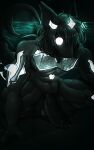  2026 abs anthro aquatic balls big_balls big_penis black_balls black_body black_claws black_glans black_hair black_nipples black_penis bodily_fluids bone claws crouching crystal crystal_horn digital_drawing_(artwork) digital_media_(artwork) erection fe7r8iode fin fish foreskin genital_fluids genitals glans glowing glowing_body gootraxian hair half-erect horror_(theme) kaiju_paradise leaking_precum male muscular muscular_anthro muscular_male muscular_thighs nipples partially_retracted_foreskin pecs penis poolside precum precum_on_penis pseudo_horn rib_cage shark shark_tail solo swimming_pool translucent translucent_body water white_eyes wisp_(kaiju_paradise) 