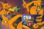 2026 3d_glasses anthro blush breasts charizard comic corn dragon eating_popcorn english_text eyewear female food generation_1_pokemon genitals glasses heart_symbol hi_res humor justspring licking multiple_images mythological_creature mythological_scalie mythology nintendo nipples object_in_pussy penetration plant pokemon pokemon_(species) popcorn scalie solo text tongue vulva wings