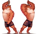  bulge clothing disney dsharp_k feline male mammal shorts stripper_tiger_(zootopia) tiger zootopia 