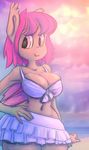  anthro bra breasts clothed clothing equine fan_(disambiguation) horse invalid_tag mammal my_little_pony pony smile solo underwear woofmaple 