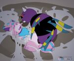  absurd_res animal_genitalia arachnid ariados arthropod arthropod_webbing bdsm blue_gem blush bound canine_genitalia chest_tuft collar eyewear fakemon feral fur gem generation_2_pokemon genitals glasses hair hi_res lewxen nintendo open_mouth pawpads paws penetration pink_body pink_fur pokemon pokemon_(species) purple_body purple_eyes purple_fur purple_hair spider tongue tuft vaginal vaginal_penetration velvet706 web_bondage 
