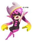  +_+ 1girl absurdres amber_eyes aori_(splatoon) arm_up armpits artist_name bare_shoulders blonde_hair born-to-die collarbone covered_navel earring fangs feet flat_chest full_body fusion gloves gradient gradient_hair hand_up happy hat legs_crossed long_hair looking_at_viewer mask midna multicolored_hair navel one_eye_closed open_mouth pink_hair pink_sclera pointy_ears signature simple_background smile solo splatoon teeth text the_legend_of_zelda the_legend_of_zelda:_twilight_princess tongue translated transparent_background turtleneck unitard watermark white_gloves wink 