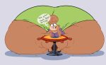  2026 anthro big_butt big_tail black_eyes black_mouth bottomwear bra breasts brown_body brown_ears brown_tail buckteeth butt chair clothing colored dialogue digital_media_(artwork) english_text eyelashes fawxen female flat_colors front_view furniture green_clothing green_panties green_underwear grey_background hand_on_breast hand_on_face hand_on_own_breast hand_on_own_face hi_res huge_butt huge_thighs hyper hyper_butt hyper_thighs looking_at_viewer mammal multicolored_body nickelodeon on_chair open_mouth open_smile panties pink_nose pink_tongue purple_bottomwear purple_bra purple_clothing purple_skirt purple_underwear rodent sandy_cheeks sciurid simple_background sitting sitting_on_chair skirt smile smiling_at_viewer solo speech_bubble spongebob_squarepants table tail tan_body teeth text thick_thighs tight_clothing tongue tree_squirrel two_tone_body underwear 