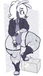  2026 4_fingers absurd_res accessory anthro armwear artist_name big_butt biker_gloves boots bottom_heavy bulge bunny_costume butt butt_from_the_front canid canine canis clothed clothing coat costume crossdressing crossdressing_male curvy_figure detailed_clothing digital_drawing_(artwork) digital_media_(artwork) domestic_dog elbow_gloves eyebrows eyelashes fake_ears fake_rabbit_ears fashion femboy fingerless_gloves fingers fishnet_armwear fishnet_clothing fishnet_elbow_gloves fishnet_gloves fishnet_handwear fishnet_legwear fishnet_stockings fishnet_thigh_highs floppy_ears footwear front_view gloves gloves_(marking) handwear hi_res huge_butt huge_thighs jacket leather leather_clothing leather_gloves leather_handwear leather_jacket leather_topwear leg_markings legwear leotard looking_aside male mammal markings monochrome necktie niko_(pkfirefawx) pear-shaped_figure pinup pkfirefawx playboy_outfit pose shirt_collar shirt_cuffs shoes short socks_(marking) solo text thick_thighs thigh_highs topwear voluptuous voluptuous_anthro voluptuous_male wide_hipped_anthro wide_hipped_male wide_hips 