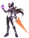  1girl absurdres armor armored_boots assault_visor black_hair body_armor bodysuit boots braid breasts commission commissioner_upload covered_navel energy_sword eyelashes forehead_jewel full_body gauntlets genderswap genderswap_(mtf) gloves hair_ribbon helmet high_heel_boots high_heels highres hip_armor knee_armor mechanical_ears mega_man_(series) mega_man_x6 mega_man_x_(series) mega_man_zero_(series) multicolored_hair non-web_source orange_hair petite pink_eyes pink_hair redesign ribbon shoulder_armor single_braided_sidelock small_breasts solo sword thigh_strap transparent_background weapon zero_nightmare_(mega_man) 