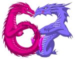  2_penises 67 animal_genitalia animal_penis anthro apode aroused bodily_fluids crossed_arms dniprodragon draconcopode dragon duo face_lick female genital_fluids genitals hemipenes hi_res holding_tail legless licking male male/female multi_genitalia multi_penis mythological_creature mythological_scalie mythology penis precum saliva saliva_on_tongue saliva_string scalie serpentine seven_(dragon) six_(dragon) tail tongue vulva wingless_dragon 