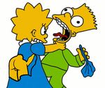  animated bart_simpson helix lisa_simpson the_simpsons 