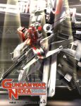  artist_name beam_cannon beam_rifle commentary_request copyright_notice crimson_(cxrss377) earth_federation energy_gun english_text gundam gundam_sentinel hangar logo mecha mecha_focus mixed-language_text mobile_suit no_humans official_art promotional_art robot s_gundam_deep_striker science_fiction solo spacecraft_interior sunrise_(company) title v-fin weapon 