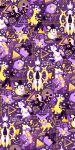  :3 alternate_color arceus artist_name buck_teeth closed_mouth commentary cone_(geometry) cube delcatty diamond_(shape) drifloon emolga english_commentary full_body girafarig hexagonal_prism highres lightning_bolt_symbol limited_palette mienshao non-binary_flag open_mouth plus_sign pokemon pokemon_(creature) pokemon_focus pumpkaboo purple_background pyramid_(geometry) rattata shiny_pokemon smile solid_oval_eyes starsalts teeth toxtricity toxtricity_(amped) triangle umbreon 