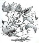  &lt;3 anthro anthro_on_feral anus bestiality black_and_white blush bow braixen breast_suck breasts drawing duo ear_fur eeveelution female female/female feral fullfolka hi_res masturbation monochrome nintendo nipples open_mouth pawpads paws penetration pok&eacute;mon pussy pussy_juice raised_tail sex sketch small_breasts stick sucking sylveon vaginal vaginal_masturbation video_games 
