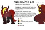  2014 anthro big_breasts breasts clothing color_swatch english_text equine fan_character female feral fire_eclipse freckles hair horn huge_breasts legwear looking_at_viewer mammal model_sheet my_little_pony open_mouth simple_background suirano text thigh_highs unicorn white_background 