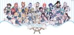  6+girls :d absurdres ahoge aizawa_ema amayui_moka animal_hat apron aqua_eyes aqua_hair asumi_sena bag belt binoculars bird black_belt black_collar black_hair black_nails blonde_hair blonde_streaks blue_apron blue_border blue_bow blue_eyes blue_hair blue_neckerchief blue_pants blue_ribbon blue_skirt blue_streaks blue_wrist_cuffs book border bow bow_hairband braid braided_ponytail breasts brown_eyes brown_hair cat_hat choker choya_hanabi collar colored_inner_hair colored_tips company_name compass copyright_logo copyright_name copyright_notice dark-skinned_female dark_skin detached_sleeves double_bun ear_chain ear_piercing earrings everyone eyewear_on_head fang fingerless_gloves flower frilled_choker frills ginjo_saine glass_bottle gloves gradient_hair green_eyes green_hair green_neckerchief grey_hair hair_bow hair_bun hair_flaps hair_flower hair_ornament hair_rings hairband hairclip hanabusa_lisa hand_on_own_hip hat hat_ribbon high-waist_pants highres holding holding_binoculars holding_book holding_swim_ring holding_unworn_clothes holding_unworn_hat holding_walkie-talkie holding_water_gun ichinose_uruha isaya_(pixiv4541633) jacket jacket_on_shoulders jewelry kaga_nazuna kaga_sumire kaminari_qpi kisaragi_ren_(vspo!) kogara_toto komori_met kurumi_noah leo_(asumi_sena) lifebuoy linked_piercing logo long_hair looking_at_viewer midriff multicolored_hair multiple_girls nail_polish navel neck_ribbon neckerchief nekota_tsuna off-shoulder_shirt off_shoulder official_alternate_costume official_art one_eye_closed open_mouth orange_hair orange_neckerchief orange_streaks pants piercing pink_eyes pink_hair pink_neckerchief pink_streaks pom_pom_(clothes) pom_pom_hair_ornament pouch purple_bow purple_eyes purple_hair purple_neckerchief red_eyes red_hair red_neckerchief ribbon sailor sailor_collar sailor_hat salute sendo_yuuhi shinomiya_runa shiranami_ramune shirt shirt_tucked_in short_hair short_sleeves shoulder_bag skin_fang skirt smile spiked_ear_piercing streaked_hair striped_clothes striped_ribbon striped_shirt striped_skirt stud_earrings stuffed_toy sunglasses suspenders swim_ring tachibana_hinano tatsumaki_chise thigh_belt thigh_strap tied_shirt tosaki_mimi triangle_hair_ornament tsumugi_kokage twin_braids twintails two-tone_hair two_side_up unworn_hat unworn_headwear virtual_youtuber visor_cap vspo! walkie-talkie water_gun white_apron white_belt white_bow white_gloves white_hat white_jacket white_overskirt white_pants white_ribbon white_shirt white_streaks white_wrist_cuffs wrist_cuffs wristband yakumo_beni yano_kuromu yellow_bird yellow_eyes yellow_neckerchief yumeno_akari 