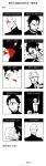  ! 2boys angry blank_eyes bleeding blood blood_from_eyes blood_from_forehead blood_from_mouth blood_on_clothes blood_on_face blood_on_gloves blood_on_ground bruise bruise_on_face bullet_hole chinese_text clenched_teeth collar corpse death diarmuid_ua_duibhne_(fate) embarrassed fate/zero fate_(series) flying_sweatdrops gunshot_wound hair_between_eyes hair_slicked_back headshot high_heels highres holding holding_detached_head holding_rope imminent_suicide injury kayneth_el-melloi_archibald leash male_focus mole mole_under_eye monochrome multiple_boys multiple_drawing_challenge multiple_views noose nosebleed pain pool_of_blood red_shoes rope rope_around_neck severed_head sharp_teeth shoes short_hair smug sparkle surprised teeth translation_request whaaa000 