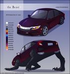  2017 4_eyes absurd_res ass_up baring_teeth butt car claws hi_res honda living_machine machine male multi_eye multicolored_eyes multiple_poses not_furry pose presenting presenting_hindquarters simple_background smaller_version_at_source solo teeth valravnconcorde vehicle what_has_science_done 