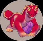 big_penis claws conrad_(drag'n_wash) drag'n_wash dragon feral gator_dragon_games genitals kilariel male male_feral mythological_creature mythological_scalie mythology naelstrof_(publisher) penis purple_penis red_body red_scales scales scalie snout solo tail tongue tongue_out yellow_eyes