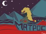 4:3 boat generation_5_pokemon hi_res magadan moon nintendo pokemon pokemon_(species) river solo star vehicle watercraft zoroark
