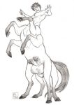  8_legs anthro balls centaur equine equine_taur kitsune_foxtaur long_body male mammal multi_balls multi_leg multi_limb multi_penis multifur on_hind_legs penis sketch sleipnir standing taur 