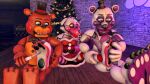 16:9 4k absurd_res anthro ball_gag bdsm bear bondage bound canid canine christmas clothing costume feathers feet female five_nights_at_freddy's five_nights_at_freddy's_2 fox funtime_foxy_(fnaf) funtime_freddy_(fnafsl) gag gagged group hi_res holidays male male/female mammal my_super_sfm paws rope santa_costume santa_dress scottgames sister_location spread_legs spreading tickling tickling_feet toy_freddy_(fnaf) trio widescreen