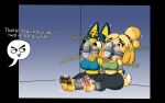 4_toes accessory animal_crossing ankha_(animal_crossing) anthro bdsm bell_hair_tie black_nose blonde_hair blue_bra blue_clothing blue_footwear blue_hair blue_shoes blue_sneakers blue_sports_bra blue_underwear bodily_fluids bondage bottomwear bound bra breasts brown_pawpads canid canine canis claws clothed clothed_anthro clothed_female clothing dialogue dipstick_tail domestic_cat domestic_dog duo_focus english_text eyebrows eyes_closed feet felid feline felis female foot_fetish footwear fur gag gagged green_bra green_clothing green_footwear green_shoes green_sneakers green_sports_bra green_underwear group hair hair_accessory hair_tie hands_behind_back hi_res isabelle_(animal_crossing) mammal markings midriff motion_lines multicolored_body multicolored_fur navel nintendo pants pawpads pink_pawpads red_hair_tie shih_tzu shoes sitting skulltrumpet smile sneakers sports_bra steam steamy_feet steamy_shoes tail tail_markings talking_to_another tape tape_bondage tears text tied_hair toe_claws toes toy_dog underwear uraeus white_body white_fur white_tail_tip yellow_body yellow_fur yellow_inner_ear yoga_pants