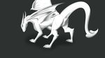  dragon exposed female feral horn scalie shashkinzhuk simple_background solo wings 