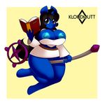  2017 anthro areola big_breasts black_hair book border bottomless breasts broom clothed clothing equine fan_character female hair hi_res holding_book holding_object horn klodette kloudmutt long_hair looking_at_viewer mammal my_little_pony nipple_piercing nipples piercing pussy simple_background smile solo unicorn white_border 