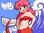  akazukin_chacha marin mermaid pink_hair water 
