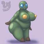  anthro anthrofied areola arthropod bald barefoot belly big_belly big_breasts big_butt blue_eyes blue_sclera breasts butt charjabug erect_nipples female green_skin huge_breasts insect looking_at_viewer navel nintendo nipples nude overweight overweight_female pok&eacute;mon posexe pussy simple_background slightly_chubby smile solo standing thick_thighs video_games voluptuous watermark wide_hips 