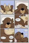  2017 anthro beaver comic cub cunnilingus dialogue english_text equine female hi_res horse lisa_(study_partners) male mammal oral rodent sex study_partners text thunderouserections vaginal woody_(study_partners) young 