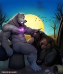  2018 5_fingers anthro anthro_on_anthro bat black_scales candy canine crescentxmoon cum cum_in_mouth cum_inside dragon drooling duo erection fellatio food full_moon fur grass hand_on_head hi_res horn hypnosis jikisaw kneeling lollipop looking_at_penis looking_down male male/male mammal mind_control moon muscular muscular_male navel nipples nude oral outside penis primodrago pubes saliva scales sex sharp_teeth side_view sitting spiral_eyes story story_at_source story_in_description teeth tongue tongue_out tree vein veiny_penis white_fur wolf 