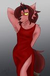  doopcity furry_satan pose red_dress tagme 