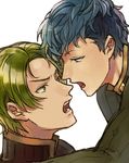  akke blue_eyes blue_hair fire_emblem fire_emblem_echoes:_mou_hitori_no_eiyuuou force_(fire_emblem) green_eyes green_hair male_focus multiple_boys paison 