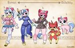  alternate_species angry anthro anthro_scale chart clothing dress female group horn human humanized jumpsuit lego mammal shepherd0821 smile the_lego_movie unikitty 