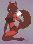  2017 anthro breasts canine clothed clothing female fur mammal nastynatalie nipples simple_background solo 