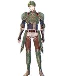  armor armored_boots belt boots closed_eyes elbow_pads fingerless_gloves fire_emblem fire_emblem:_souen_no_kiseki fire_emblem_heroes full_body gloves green_hair hako_ichiiro highres male_focus official_art oscar pants shoulder_armor smile solo spaulders standing transparent_background 