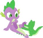  3_toes alligator alpha_channel crocodilian dragon duo featureless_crotch feet foot_fetish friendship_is_magic green_eyes green_skin gummy_(mlp) my_little_pony porygon2z purple_skin reptile scalie simple_background smelling spike_(mlp) spines toes transparent_background 