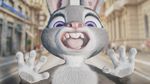  disney glass judy_hopps lagomorph mammal rabbit rubber_(artist) silly zootopia 