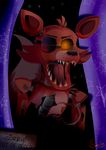  2017 animatronic anthro canine digital_media_(artwork) eye_patch eyewear five_nights_at_freddy&#039;s fox foxy_(fnaf) glowing glowing_eyes hi_res hook machine male mammal robot sideshow-spottus video_games 