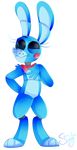  2017 animatronic anthro bow_tie digital_media_(artwork) eyes_closed five_nights_at_freddy&#039;s five_nights_at_freddy&#039;s_2 hi_res lagomorph machine male mammal rabbit robot sideshow-spottus toy_bonnie_(fnaf) video_games 