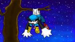  aoxa bored briefs cat clothing cub embarrassed feline hanging_wedgie humiliation klonoa klonoa_(series) male mammal night night_time prank public_humiliation tired tree underwear wedgie young 