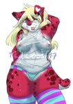  anthro belly breasts cherry_(twilicious) clothing invalid_tag legwear nipples panties piercing slightly_chubby stockings twilicious underwear wet 
